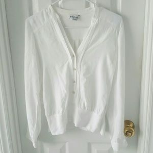 BEBE Slit sleeve Blouse